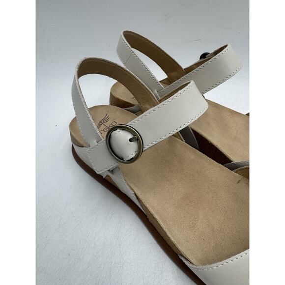 Danso CANDACE FULL GRAIN Women's NEW Sandal Ivory EU Size 40 - Picture 3 of 11